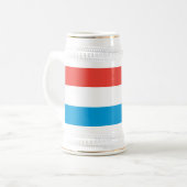 Plain Flag Luxemburg Bierpul (Voorkant links)