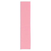 Plain Flamingo Love Roze tafelloper (Voorkant)