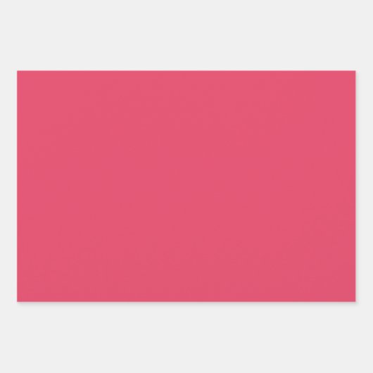 Plain Fluorescent Paradise Roze tinten 3 tinten Inpakpapier Vel (Voorkant 2)