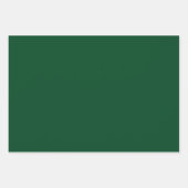 Plain Forest Donkergroene tinten 3 tinten Inpakpapier Vel (Voorkant 3)
