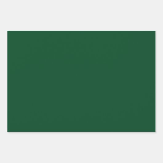 Plain Forest Donkergroene tinten 3 tinten Inpakpapier Vel (Voorkant 3)