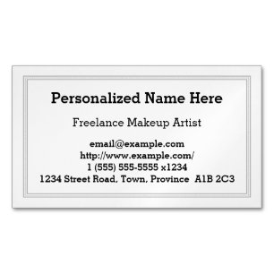 Plain Freelance Makeup Artist Magnetisch Visitekaartje