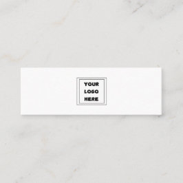 Plain Generic Custom Logo Modern Minimal Mini Visitekaartje
