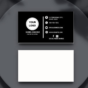 Plain Generic Modern Minimalist Voeg uw Logo toe Visitekaartje