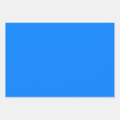 Plain Glaucous Azure Faith Blue Shades 3 Tones Inpakpapier Vel (Voorkant 2)