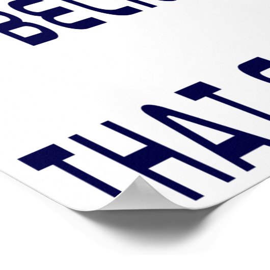 Plain God zei het Poster (Hoek)