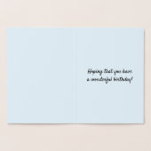 Plain Gold Folie 60ste Verjaardag Wenskaart Folie Kaarten (Binnen)