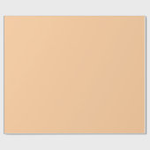 Plain Golden Blush Peach Kleur Tone Tone Cadeaupapier (Vlak)