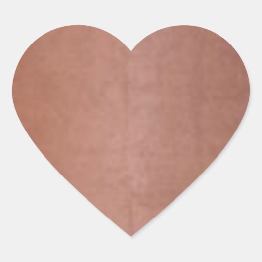Plain Golden Copper Brown Hart Sticker (Voorkant)