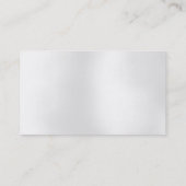 Plain Grey White Lights Manager-Visitekaartje Visitekaartje (Achterkant)