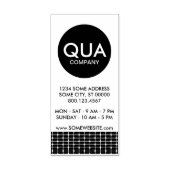 Plain Grids Company visitekaartje Rubberstempel (Afrduk)