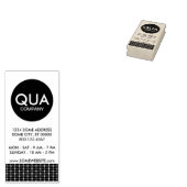 Plain Grids Company visitekaartje Rubberstempel (Gestempeld)