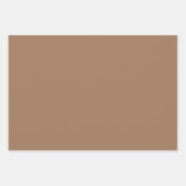 Plain Grullo Chamoisee Shadow Tan Shades 3 Tones Inpakpapier Vel (Voorkant 2)