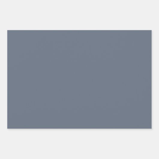 Plain Gunmetal Jet Grey Shades 3 Tones Inpakpapier Vel (Voorkant 3)