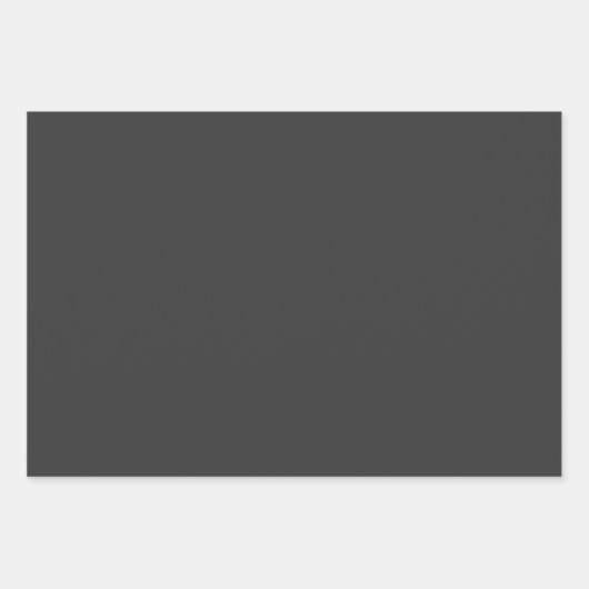 Plain Gunmetal Jet Grey Shades 3 Tones Inpakpapier Vel (Voorkant 2)