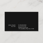 Plain Hammer Icon Carpenter Repair Handyman Visitekaartje (Achterkant)