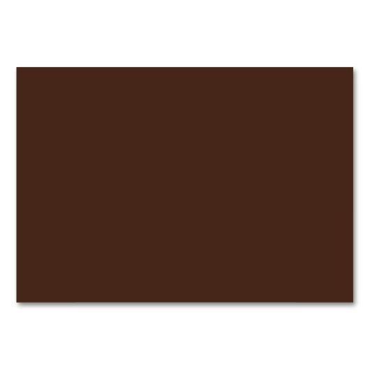 Plain Herfst Bronzen kleur Kaart (Voorkant)