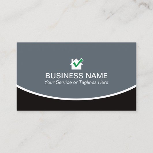 Plain Home Inspection Service Professional Visitekaartje (Voorkant)