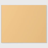 Plain Honey Topaas Perzik Kleur Shade Tone Cadeaupapier (Vlak)