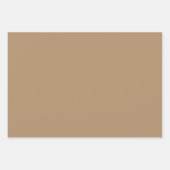 Plain Honing Iced Koffie Bruine tinten 3 tinten Inpakpapier Vel (Voorkant 3)