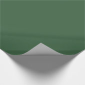 Plain Hunter Green Cadeaupapier (Hoek)