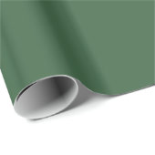 Plain Hunter Green Cadeaupapier (Rol Hoek)