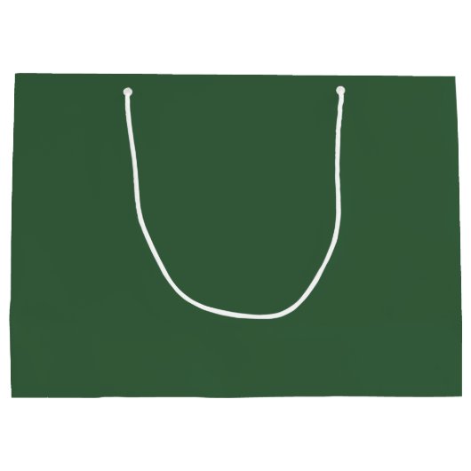 Plain Hunter Green Groot Cadeauzakje (Achterkant)