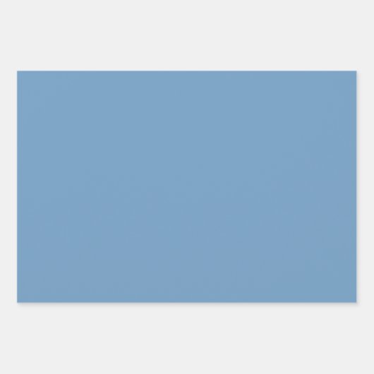 Plain Iceberg Frost Frans Blauw tinten 3 tinten Inpakpapier Vel (Voorkant 2)