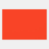 Plain Imperial Scarlet Indian Red Shades 3 Tones Inpakpapier Vel (Voorkant 2)