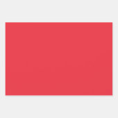 Plain Imperial Scarlet Indian Red Shades 3 Tones Inpakpapier Vel (Voorkant)