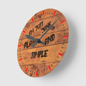 'Plain Jane' wandklok (Hoek)