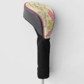 Plain-kaart Britse eilanden Golfheadcover (Schuin)