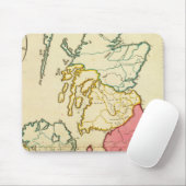 Plain-kaart Britse eilanden Muismat (Met muis)