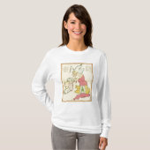 Plain-kaart Britse eilanden T-shirt (Voorkant volledig)