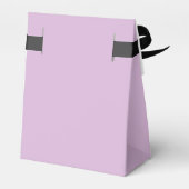 Plain Lavender Monogrammed Favor Boxes Bedankdoosjes (Achterkant)
