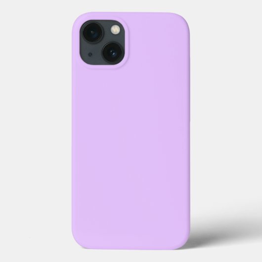 Plain Lavender - Pas het aan - iPhone Hoesje (Achterkant)