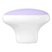 Plain Lavender Round Ceramic Knop Pull (Zijkant)