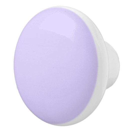 Plain Lavender Round Ceramic Knop Pull (Rechts)