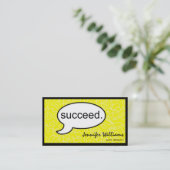Plain Life Coach geslaagd Modern Visitekaartje (Staand voorkant)