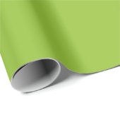 Plain Lime Groene Kleur Shade Tone Cadeaupapier (Rol Hoek)