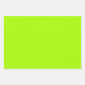 Plain Limoen Spring Lemon Green Shades 3 Tones Inpakpapier Vel (Voorkant 2)