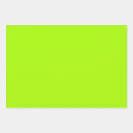 Plain Limoen Spring Lemon Green Shades 3 Tones Inpakpapier Vel (Voorkant 2)