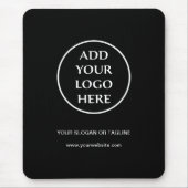 Plain Logo Business Company Corporate Professional Muismat (Voorkant)