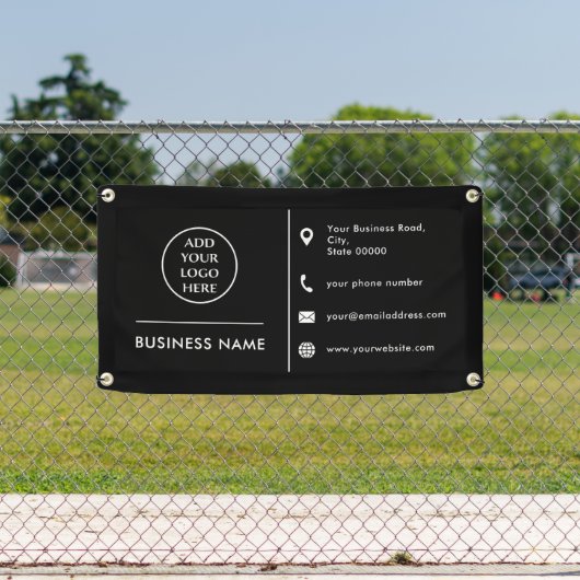 Plain Logo Corporate Professional Company Spandoek (Insitu)