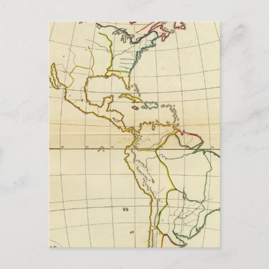 Plain map America Briefkaart (Voorkant)