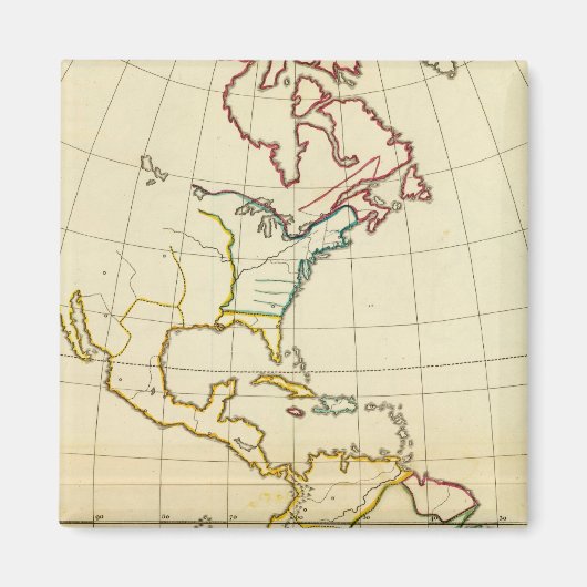 Plain map America Magneet (Voorkant)