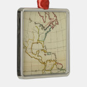 Plain map America Metalen Ornament (Rechts)