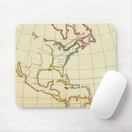 Plain map America Muismat (Met muis)