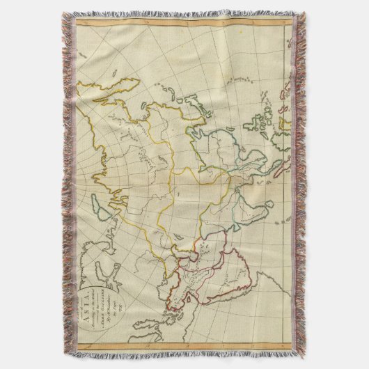 Plain map Asia Deken (Voorkant Verticaal)