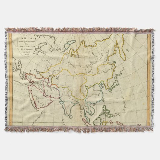 Plain map Asia Deken (Voorkant)
